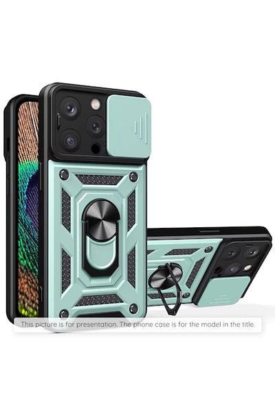 Madviun Husa pentru Google Pixel 9/9 Pro, CamShield Series, O81, Poliuretan, Green