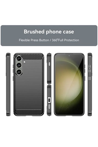 OEM Protective Case for Samsung Galaxy S24 Plus, Impact Safe, B561, Thermoresistant Plastic, Intense Dar