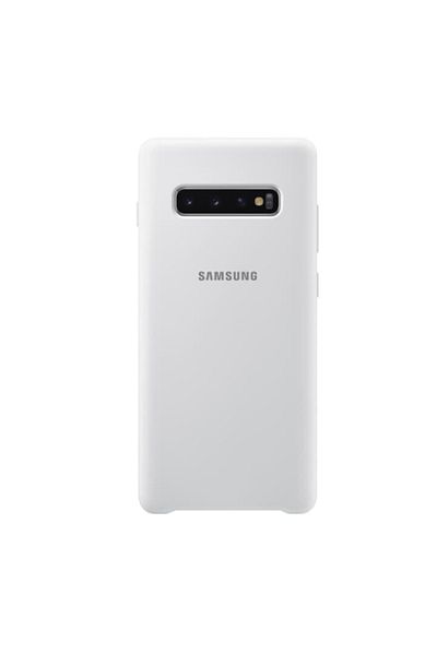 OEM Husă de protecție din silicon compatibilă cu Samsung Galaxy S10+/S10 Plus, albă