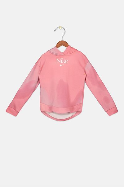 Nike Kids Girl Sportswear Fit Brand logo Outdoor Sweatshirt, Pink