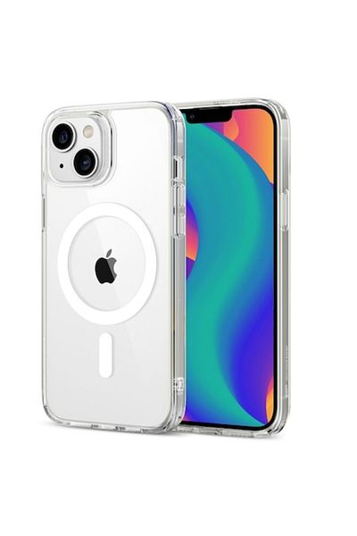 OEM Carcasă de înaltă protecție pentru iPhone 14 Plus, rezistentă la impact, B2001, plastic termorezistent, transparentă