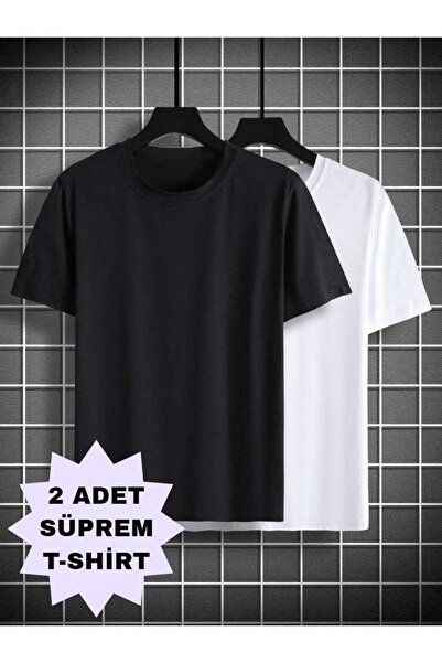 FİTGO Women's Relaxed Fit 2-Piece T-Shirt