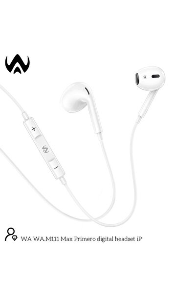 world accessories WA wired iPhone headset works directly without Bluetooth, compatible with all iPhone devices