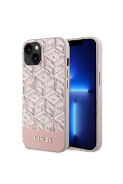 Guess case compatible with iPhone 14 - Sleek Defense P1632, Pink