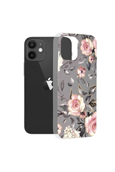 OEM Carcasă pentru Apple iPhone 12/12 Pro, seria Techsuit Marble, Bloom of Ru...