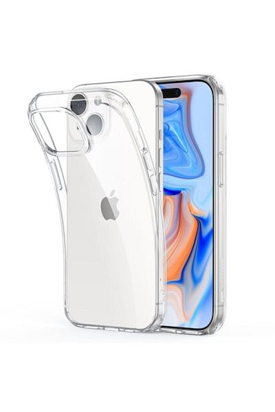 OEM Carcasă de înaltă protecție pentru iPhone 15 Plus, aspect elegant, plastic termorezistent, transparentă