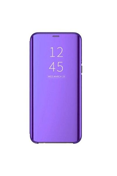 Bibilel Carcasă de înaltă calitate Clear View Flip pentru Samsung Galaxy S8, violet
