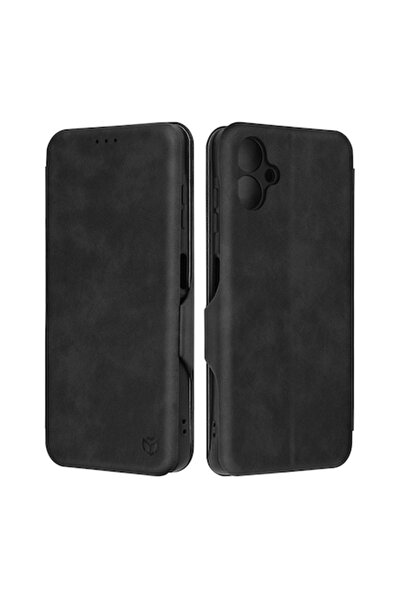 AXIO Husa pentru Samsung Galaxy A06, T20, Piele ecologica, Black