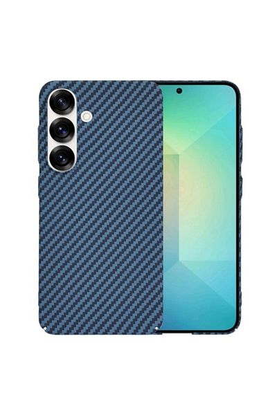 AXIO Case for Samsung Galaxy S25, Q39, Polycarbonate, Cyan