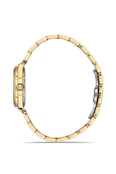 FERRO Yellow Steel Cord Women Wristwatch Fl21631Awt-B 3Atm Waterproof 2 Year Warranty Giftpackage