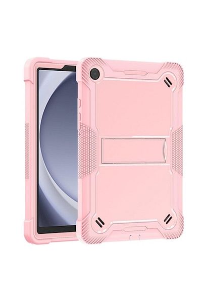 FEN Protective Case for Samsung Galaxy Tab A9 + Screen Protector, U75, Hard Plastic, Strawberry Gold