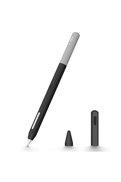 Bibilel Protective cover compatible with Apple Pencil (2nd Generation), Silicone, T263, Black