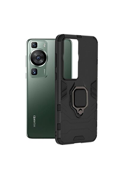 Techsuit Husa pentru Huawei P60 / P60 Pro - Silicone Shield - Black