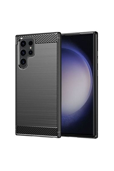 OEM Protective Case for Samsung Galaxy S23 Ultra, Impact Safe, Thermoresistant Plastic, Intense Darkness