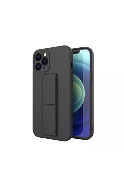 OEM Μαγνητική θήκη με βάση στήριξης για iPhone 13 Pro, από μαύρη σιλικόνη