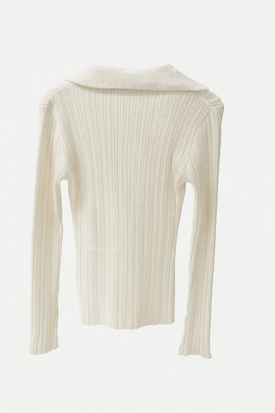 Amia&Co. Beige Long Sleeve Thin Knitwear Cardigan