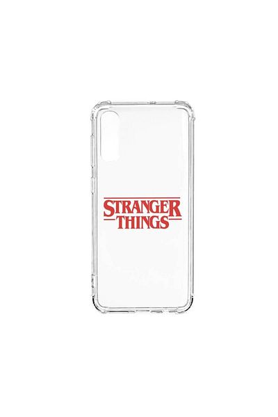 Bibilel Husă din silicon pentru iPhone 11, protecție spate, transparentă, model Stranger Things