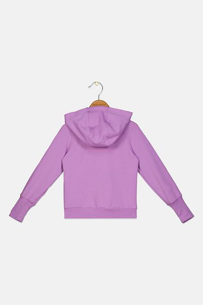 Nike Kids Girl Sportswear Fit Brand Logo Outdoor Sweatshirt, Lavender