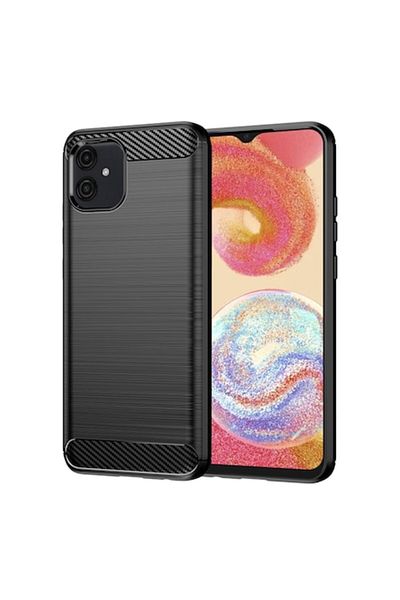 OEM Protective Case for Samsung Galaxy A04e, Stylish Look, Thermoresistant Plastic, Intense Darkness