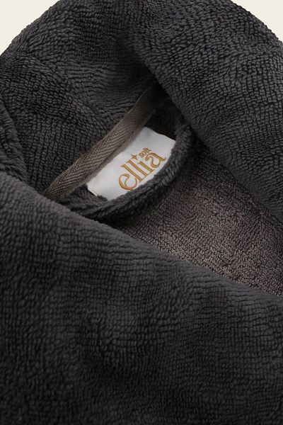 Ellia Soft Alex Men's Bathrobe |   High Quality |   Anthracite