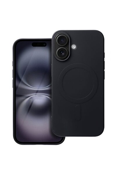 Modo MagSafe Case for Apple iPhone 16 OEM Silicone Mag (Big Hole) - Black -