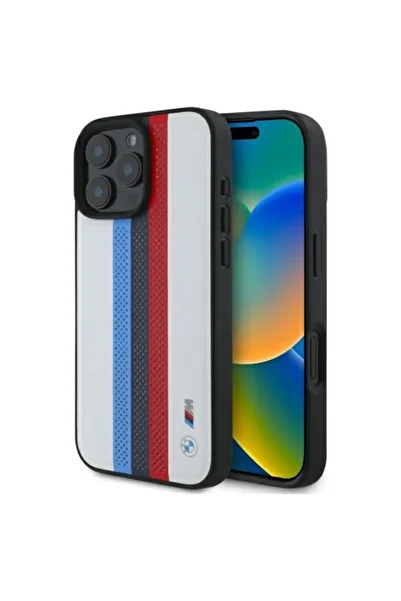 Tim High Protection Case for iPhone 16 Pro Max, Timacontech, W31, -Leather, Pearl White