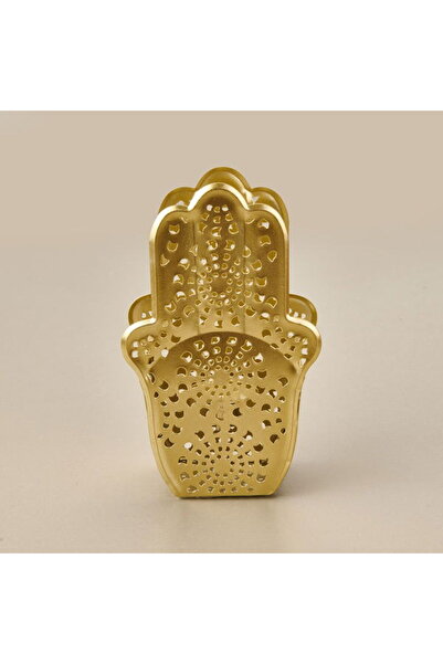 Genel Markalar Etnik Metal Mumluk - Gold - 10 cm