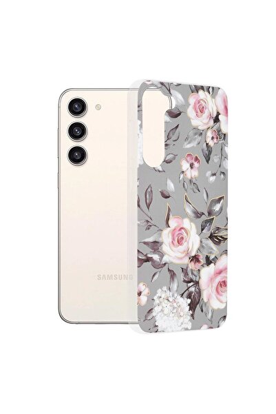 OEM Phone Case for Samsung Galaxy S23 Plus, Polyurethane, Bloom of Ruth Gray