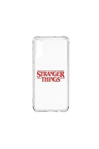 Bibilel Husă din silicon pentru iPhone 11, protecție spate, transparentă, model Stranger Things
