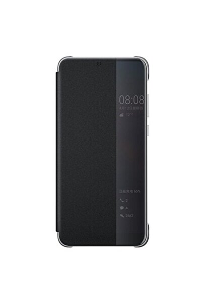 SOHO Semi-transparent Book Cover Case for Huawei P20 Pro, Black