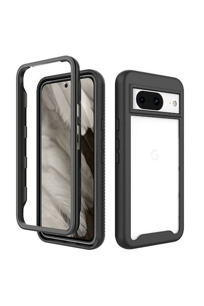 Axios Carcasă de înaltă protecție pentru Google Pixel 8 + protecție de ecran, stil avansat, B1409, rezistentă la temperatură P