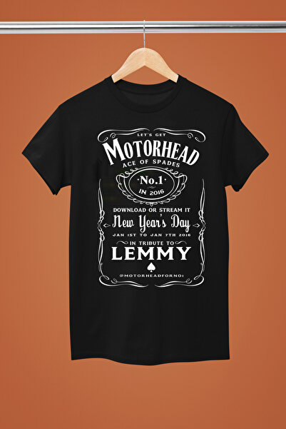 MAGORS تيشيرت ROCK من القطن بأكمام قصيرة وطبعة MOTORHEAD