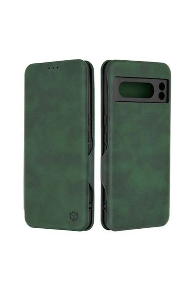 OEM Carcasă de înaltă protecție pentru Google Pixel 8 Pro Techsuit Safe Wallet Plus, potrivire precisă, verde