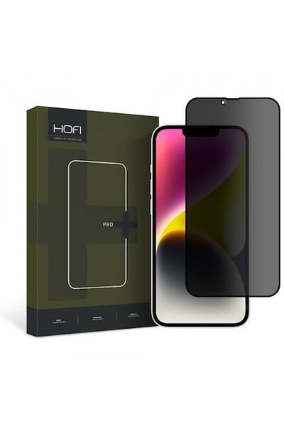 AXIO Privacy Screen Protector Hofi Pro for Apple iPhone 14 Plus 13 Pro Max Tempered Glass Full Glue Axiof