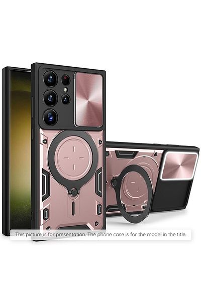 Madviun Husa pentru Google Pixel 9 Pro XL, CamGuard Pro, O68, Policarbonat, Rose Gold