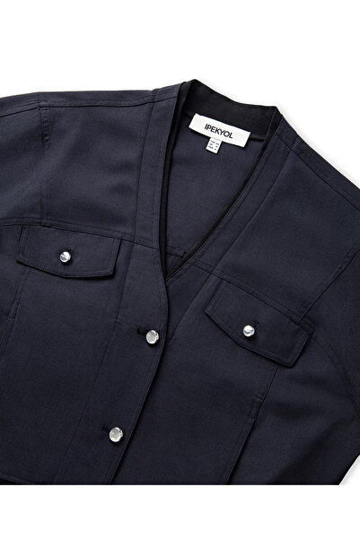 İpekyol Fabric Mix Bomber Jacket