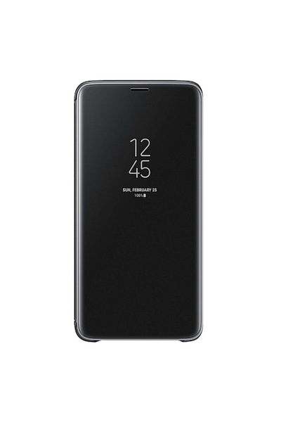 OEM Protective Clear View Flip Cover Case for Motorola G9 Play, Black