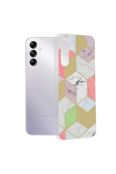 OEM Husă de protecție pentru Samsung Galaxy A14 4G/A14 5G, Grip Pro, culoare mov-verzui
