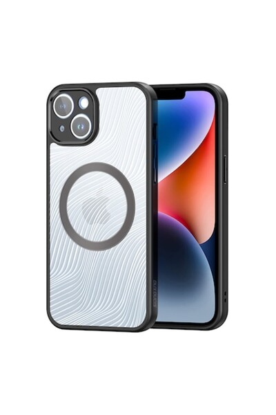 OEM Carcasă pentru iPhone 14, seria Aimo MagSafe, poliuretan, neagră