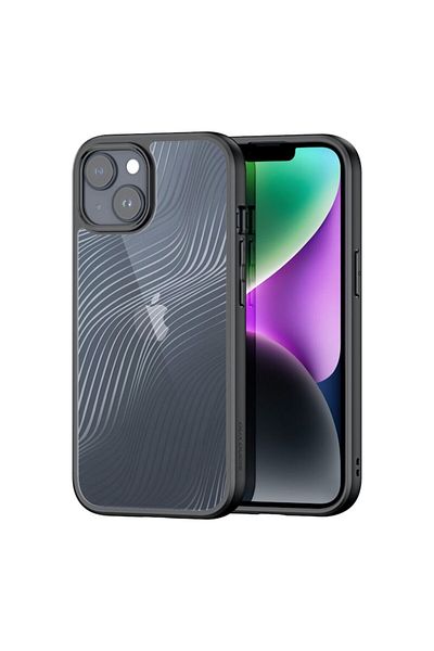 OEM Carcasă de înaltă protecție pentru iPhone 15 Plus, rezistentă la impact, B1217, plastic termorezistent, culoare închisă intensă