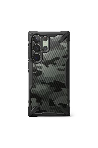 OEM Husa Fusion-X Negru-Camuflaj pentru Samsung Galaxy S23