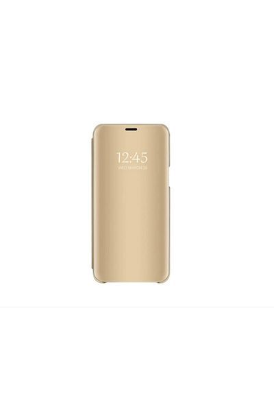 OEM Husă Flip Cover Clear View pentru Samsung Galaxy S10 Lite, Auriu