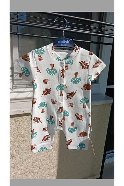 N@zence Baby Front Snap Short Jumpsuit Barbatöz
