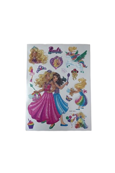 OEM Evia Decorative Stickers Set Multicolor Barbie 8D, 40x30 cm