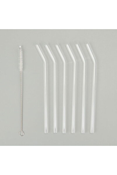 Tohana 6'lı Cam Pipet ve Fırça Seti - Şeffaf