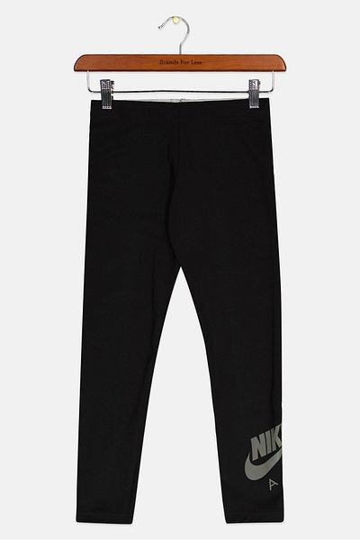 Nike Kids Girl Sportswear Fit Training Tights, Black