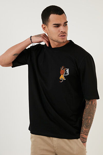 offsidesign Ανδρικό μπλουζάκι Unisex Oversize Lion King Pocket Minimal Design...