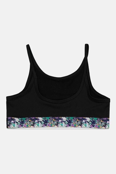 Nike Kids Girl Non Padded Training Sports Bra, Black