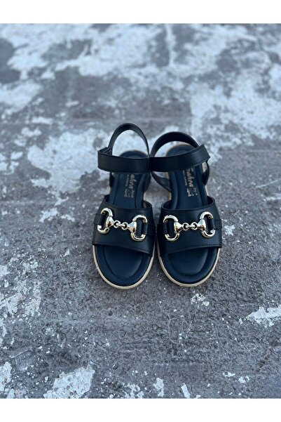 Pretty Girl Sandale de zi cu zi, foarte confortabile, cu cataramă de culoare neagră, pentru nunta, pentru vară, pentru vacanță și pentru plajă