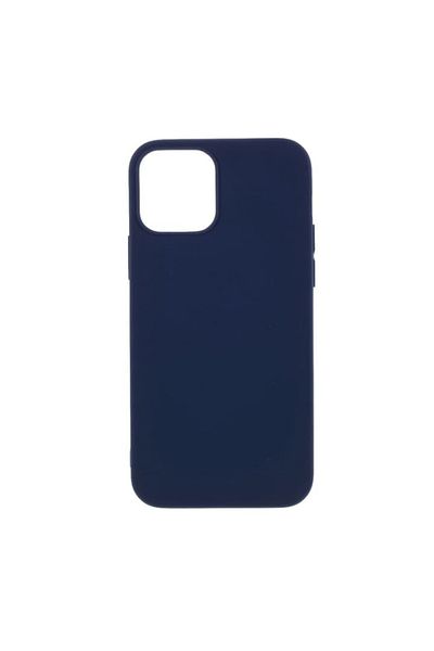 Bibilel Silicone Soft Protective Case for iPhone 12 Mini, Blue, Bumper
